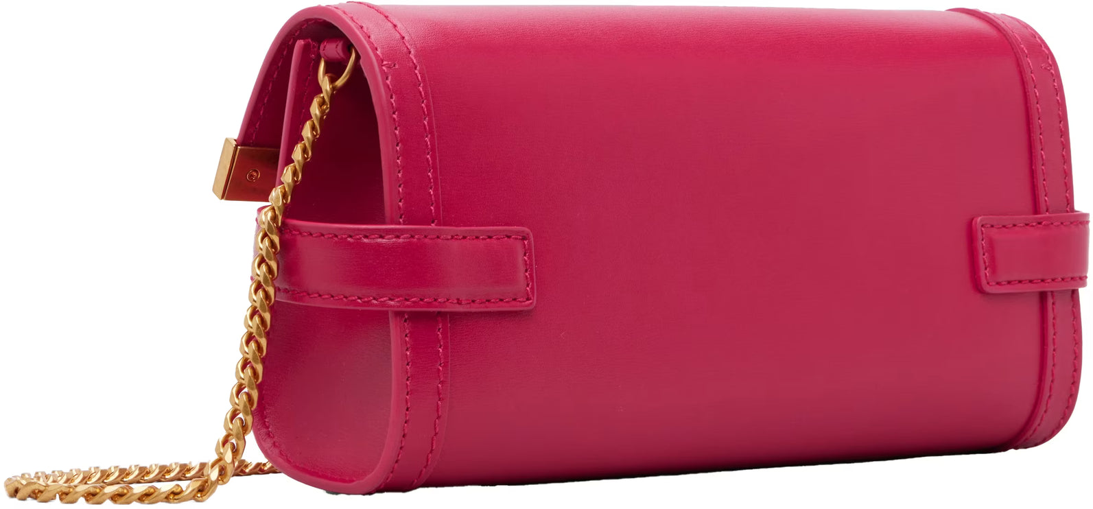 Balmain Women's B-Buzz Pouch 23-Calfskin Pink