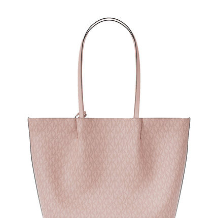 Michael Kors Women's Carson Large Signature Logo Tote Bag Powder Blush/Gold