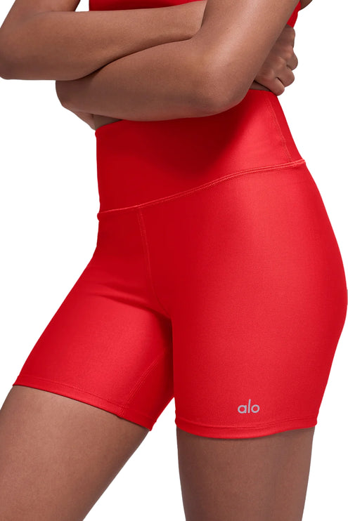 alo Women's 5" Airlift Energy Short Bright Red