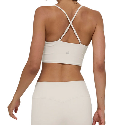 alo Women's Alosoft Highlight Bra Bone