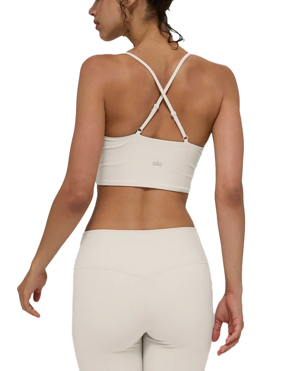alo Women's Alosoft Highlight Bra Bone