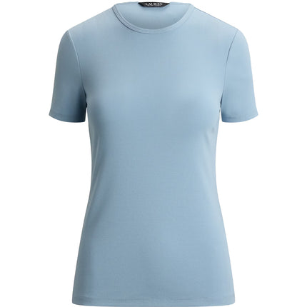 Polo Ralph Lauren Women's Stretch Cotton Tee Blue Note