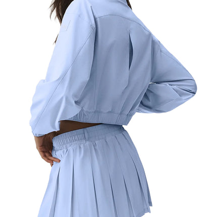 alo Women's Clubhouse Jacket Light Provence Blue