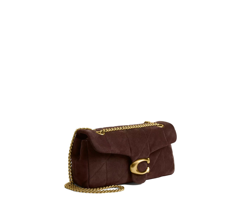 Coach Women's Tabby Shoulder Bag 26 With Quilting Brass/Dark Chocolate