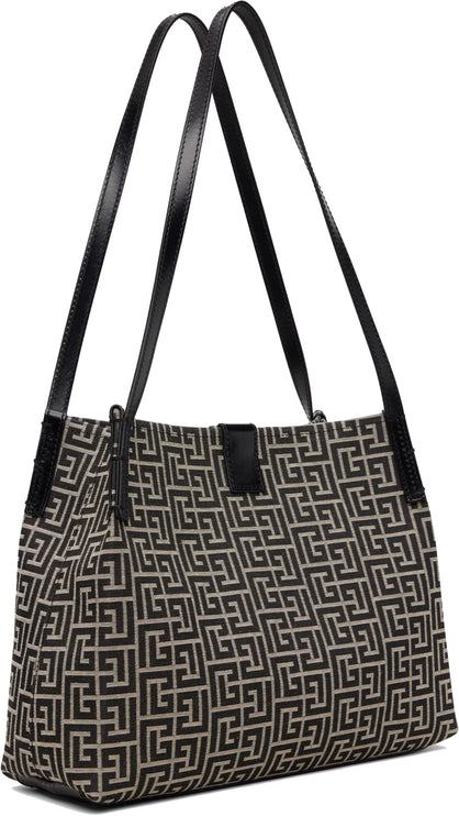 Balmain Women's Release Small Shopper Bag Black