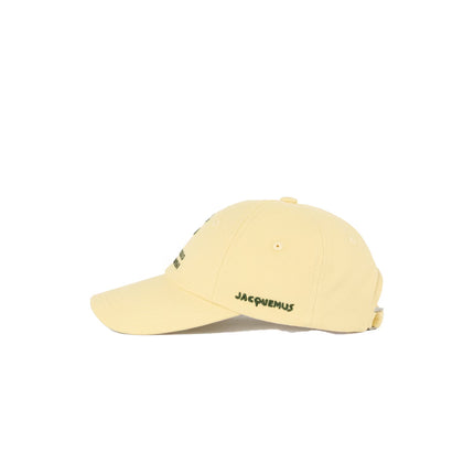 Jacquemus Unisex The Hello Dubai Baseball Cap Dubai Palm Yellow