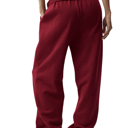 alo Women's Accolade Straight Leg Sweatpant Summer Romance Red