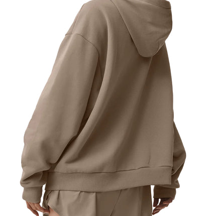 alo Women's Accolade Full Zip Hoodie Gravel