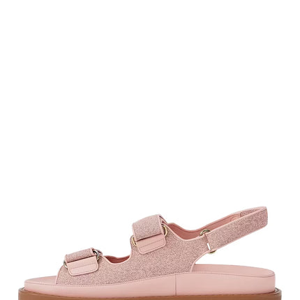 Michael Kors Women's Holland Denim Sandal Powder Blush