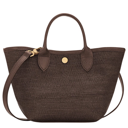 Longchamp Women's Le Pliage Collection XS Basket Bag Canvas Mocha