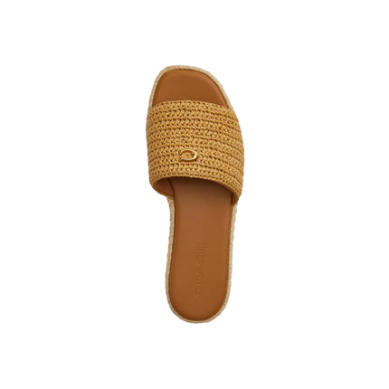 Coach Women's Holly Espadrille Sandal Natural
