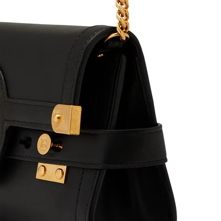 Balmain Women's B-Buzz Pouch 23-Calfskin Black
