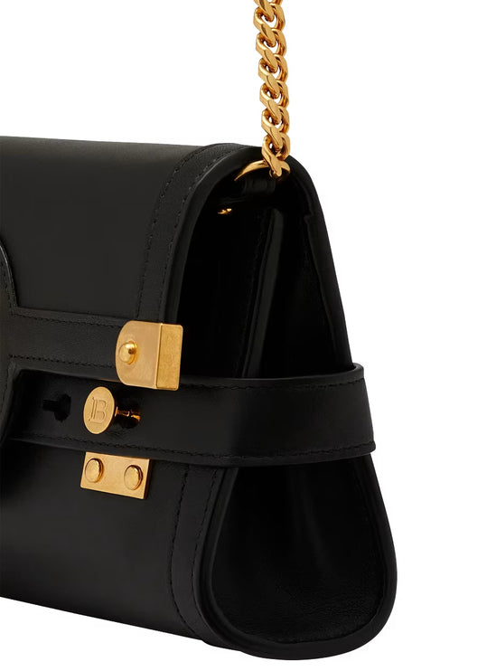 Balmain Women's B-Buzz Pouch 23-Calfskin Black