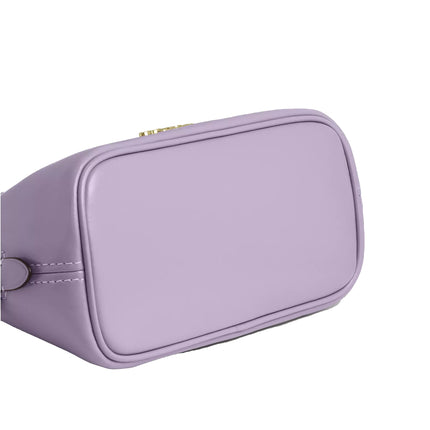 Coach Women's Lara Mini Satchel Bag Gold/Lilac