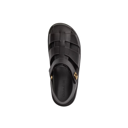 Coach Women's Sculpted C Fisherman Sandal Black