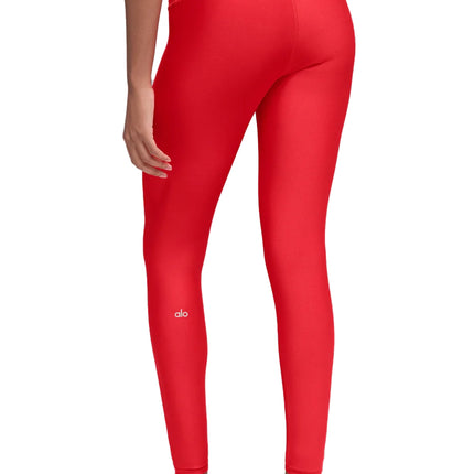 alo Women's Airlift Winter Warm High-Waist Legging Bright Red