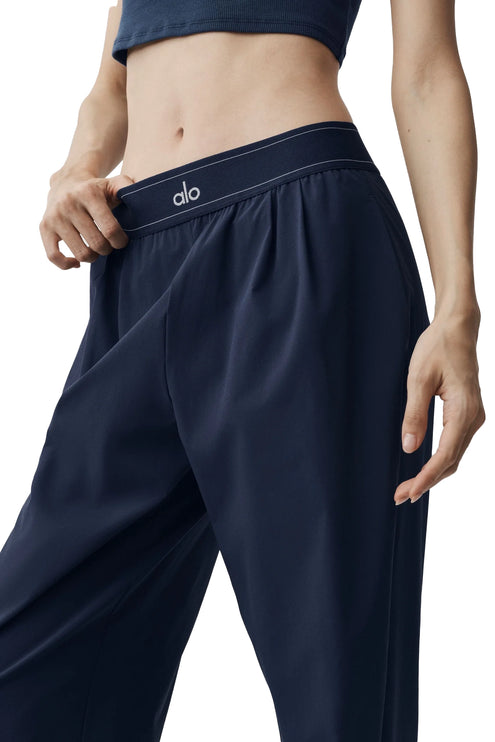 alo Women's Suit Up Trouser (Short) Navy