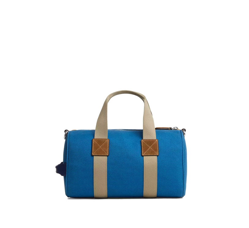 Coach Unisex Expedition Duffle Bag Silver/Blue Multi