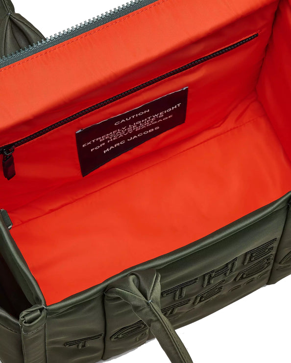 Marc Jacobs Women's The Puffy Nylon Medium Tote Bag Army Green