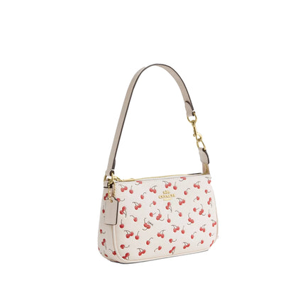 Coach Women's Nolita 19 With Cherry Print Gold/Chalk Multi