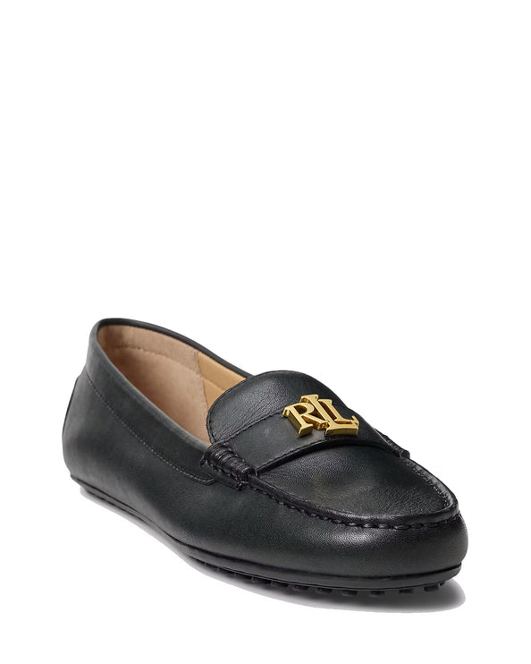 Polo Ralph Lauren Women's Barnsbury Nappa Leather Driver Black