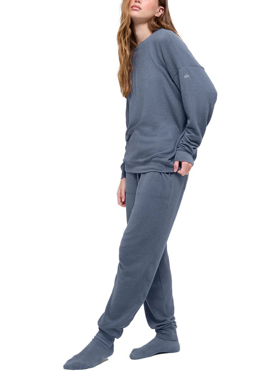 alo Women's Soho Pullover Bluestone