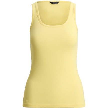 Polo Ralph Lauren Women's Stretch Cotton Tank Top Lemon Sorbet