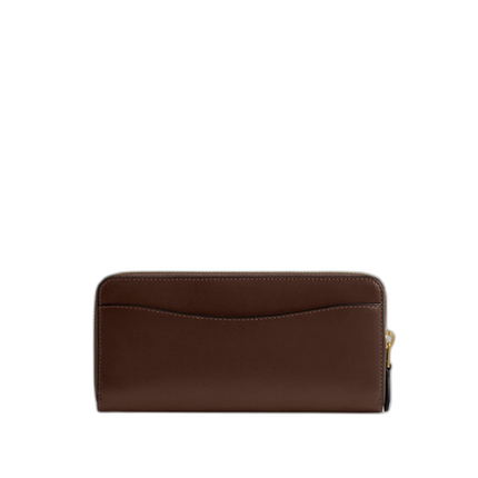 Coach Women's Essential Slim Accordion Zip Wallet Brass/Maple