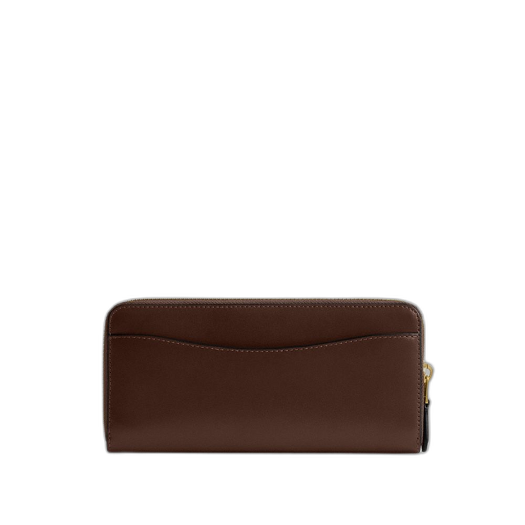 Coach Women's Essential Slim Accordion Zip Wallet Brass/Maple