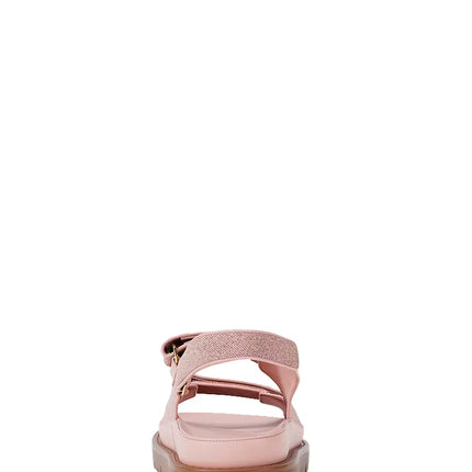 Michael Kors Women's Holland Denim Sandal Powder Blush