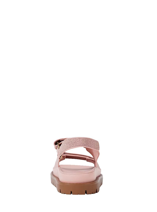 Michael Kors Women's Holland Denim Sandal Powder Blush