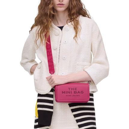 Marc Jacobs Women's The Leather Mini Bag Raspberry Pink