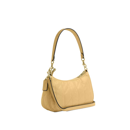 Coach Women's Teri Shoulder Bag With Quilting Gold/Soft Yellow