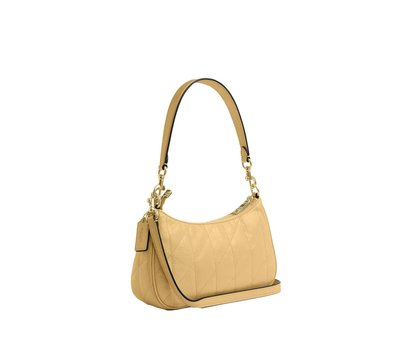 Coach Women's Teri Shoulder Bag With Quilting Gold/Soft Yellow