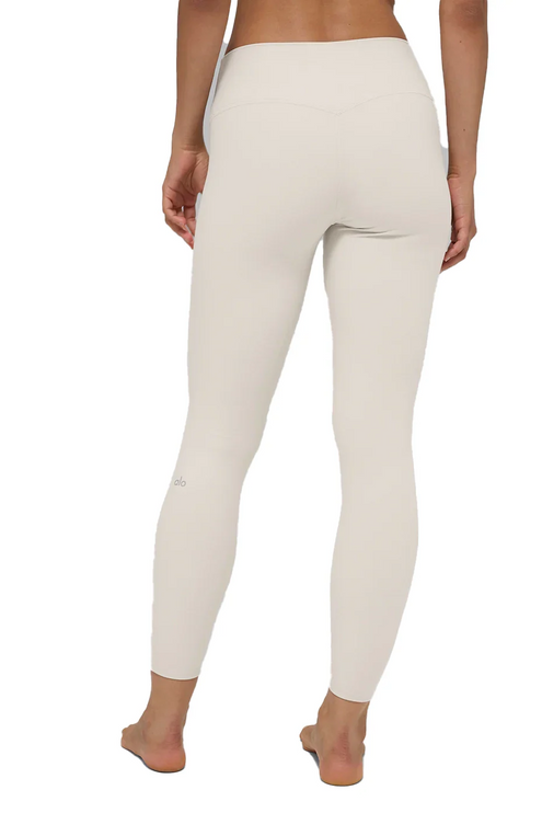 alo Women's Alosoft High-Waist 7/8 Highlight Legging Bone