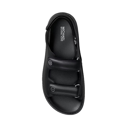 Michael Kors Women's Holland Sandal Black/Silver
