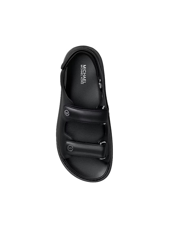 Michael Kors Women's Holland Sandal Black/Silver