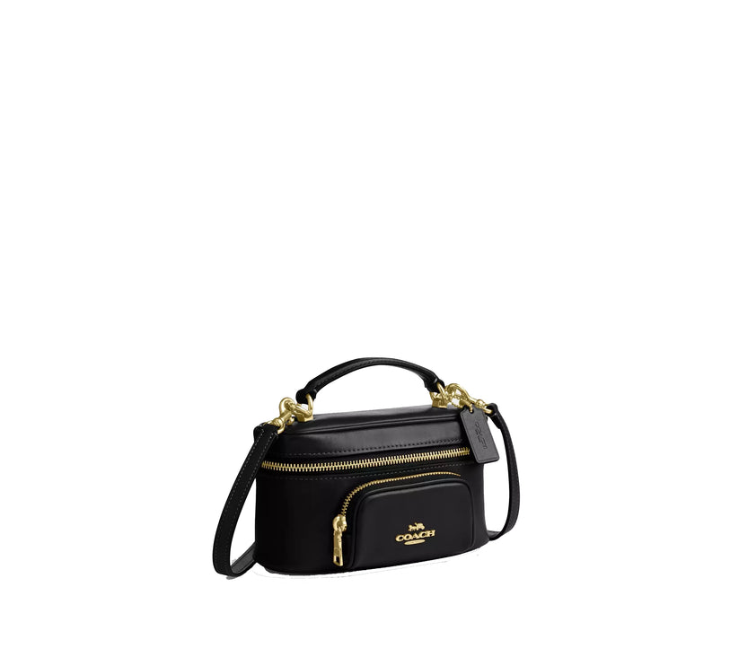 Coach Women's Rainer Crossbody Bag 18 With Pocket Gold/Black