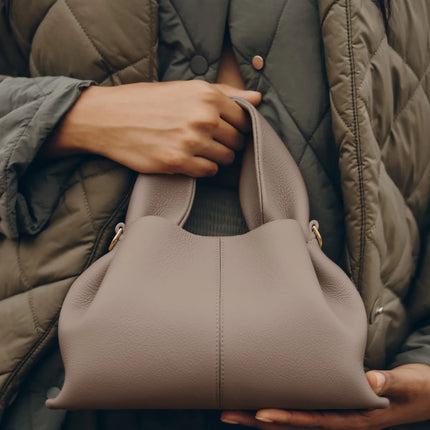 Polène Women's Numéro Neuf Mini Edition Textured Taupe