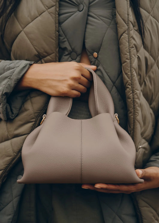 Polène Women's Numéro Neuf Mini Edition Textured Taupe