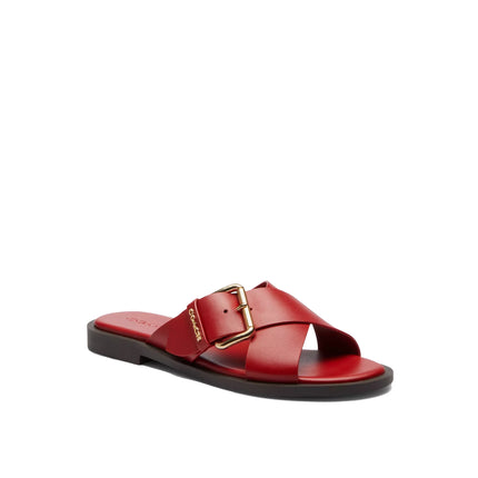 Coach Women's Crisscross Buckle Sandal Poppy