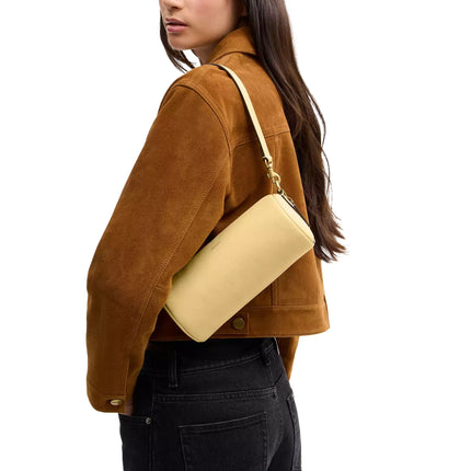 Coach Women's Barrel Bag Brass/Vanilla