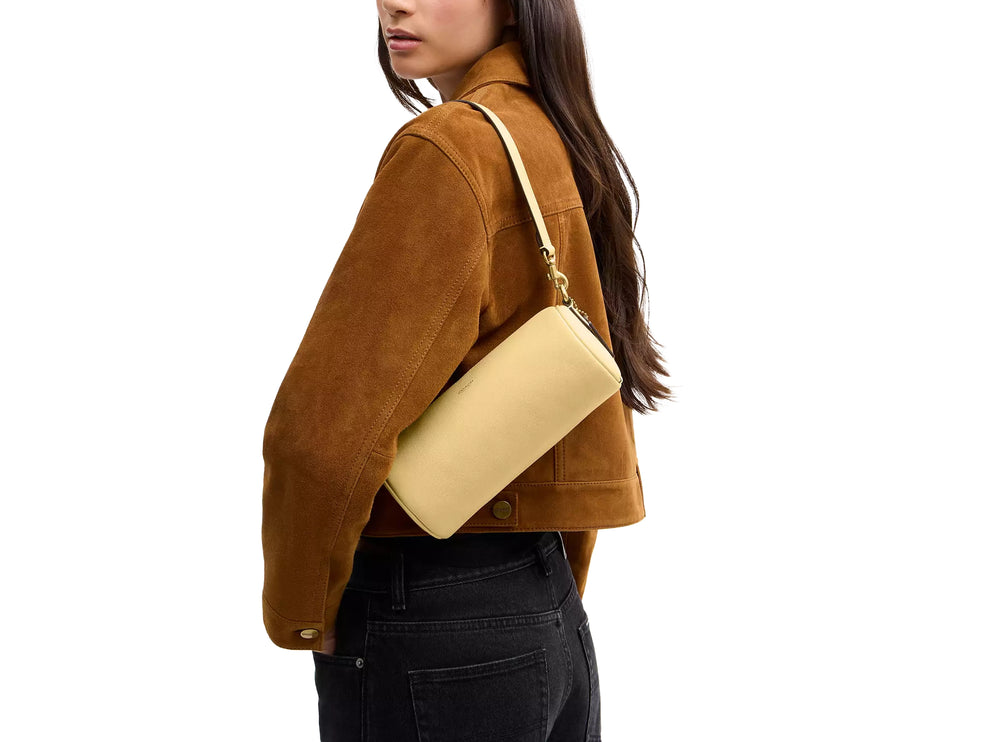 Coach Women's Barrel Bag Brass/Vanilla