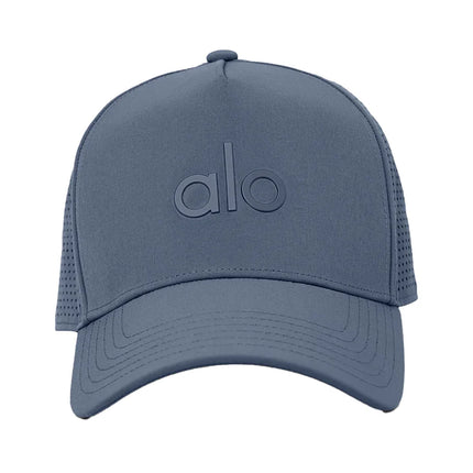 alo Unisex Performance District Trucker Hat Bluestone