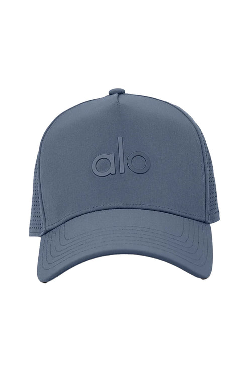 alo Unisex Performance District Trucker Hat Bluestone