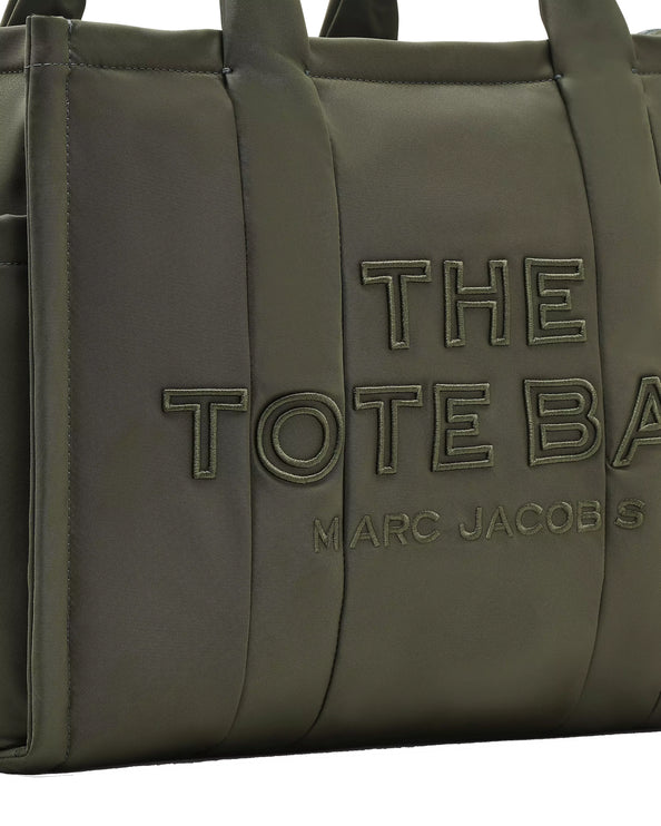 Marc Jacobs Women's The Puffy Nylon Large Tote Bag Army Green