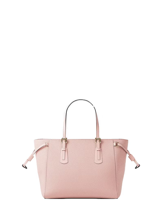 Michael Kors Women's Voyager Extra-Small Saffiano Leather Convertible Crossbody Bag Powder Blush/Gold