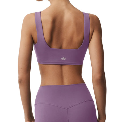 alo Women's ALO Softsculpt Precision Bra Plum Kiss