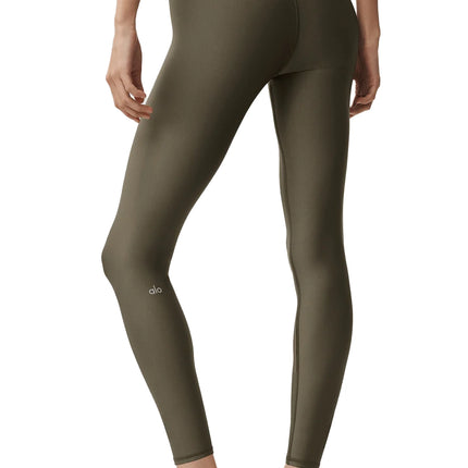 alo Women's 7/8 High-Waist Airlift Legging Olive Tree