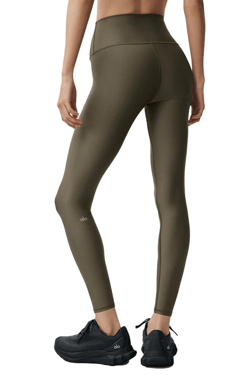 alo Women's 7/8 High-Waist Airlift Legging Olive Tree